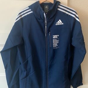 Adidas Navy Blue windbreaker